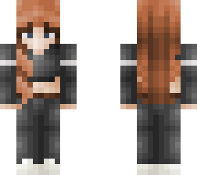 black shirt girl