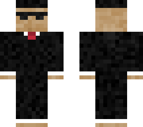 black suit