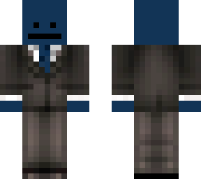 blue guy in a suit
