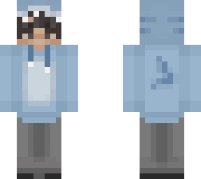 blue hoodie custom(ish)