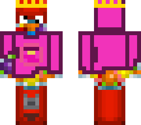 candyking with sweater and cap