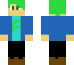 casual green boy