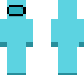 cyan crewmate (among us)
