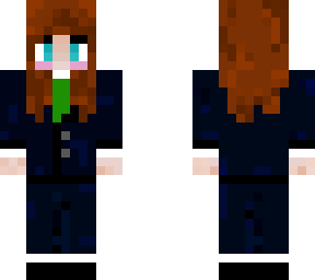 girl in a suit