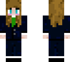 girl in a suit