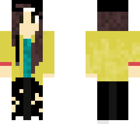 girl with yellow jacket