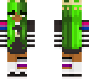 green haired queen bee