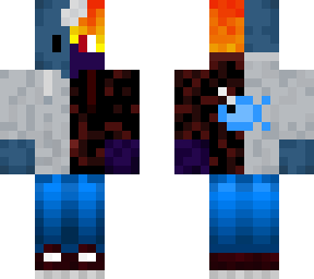 half fire element half narwhal