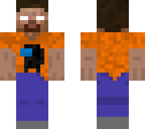 herobrine  with among us gamer t- shirt
