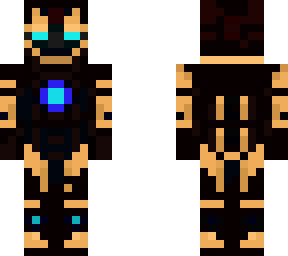 iron man (black and gold version, without red)