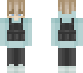light blue vest