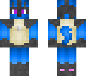 lucario (purple eyes)