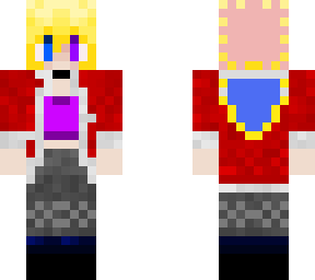 mc avatar in a technoblade onesie