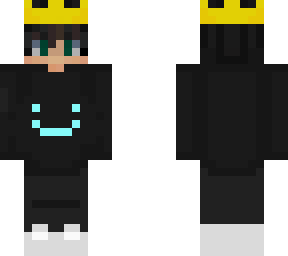 my fav skins but edited and light blue dream face hoodie