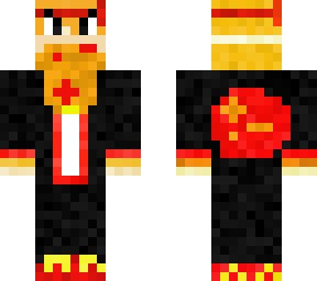 orange and red ninja