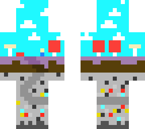 pixel mooshroom biome