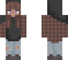 plaid and grey hoodie // updated jeans, shoes and inner suit