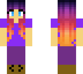 purple girl ( hair not mine )