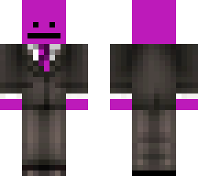 purple guy in a suit