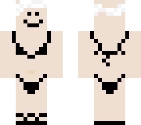 quackity in bikini and bandage