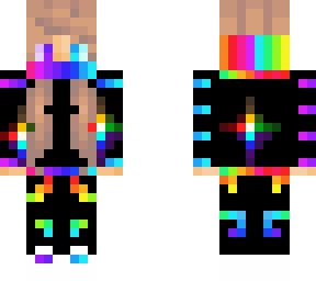 rainbow gamer girl