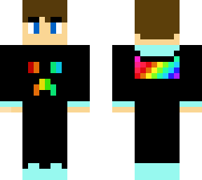rainbow gamer hoodie