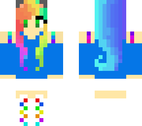 rainbow hair egirl