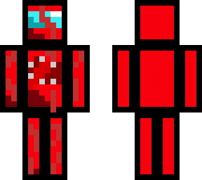 red, blank imposter