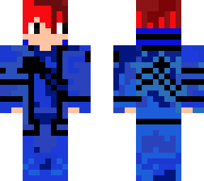 red and blue