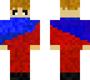 red and blue