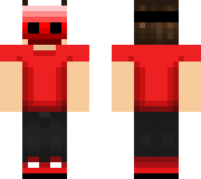 red mask