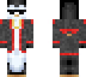 red swag penguin
