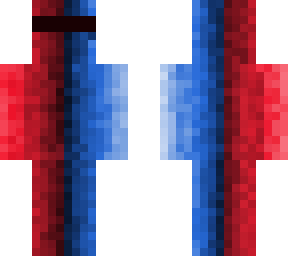 red to blue