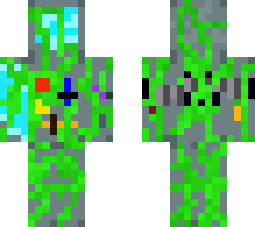 robot covered with vines