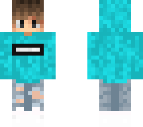 slim light blue dude
