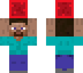 steve holding redstone