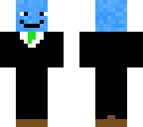 the blue man