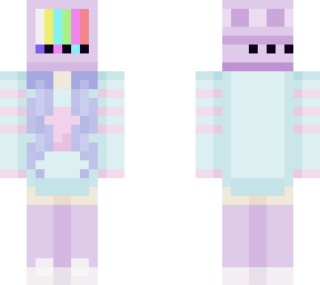 tv head soft pastel  :0