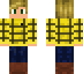 yellow sweater skin updated