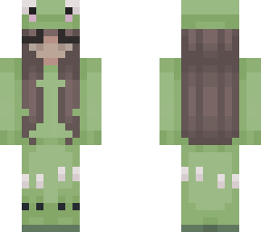 (not my skin only the body) frog girl
