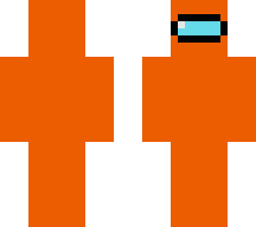 among us character (orange)