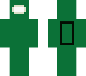 among us character dark green