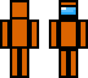 among us orange character