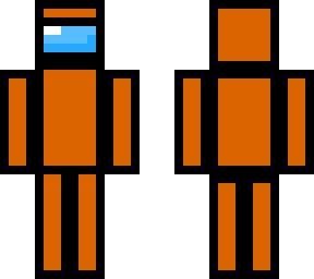 among us orange character