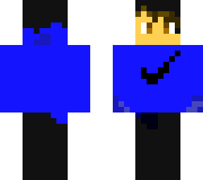 backwards blue hoodie