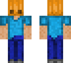 better steve (with pumpkin hat)