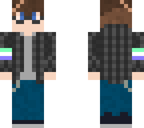 black plaid boy