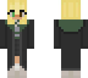 blonde slytherin girl (outfit not mine)