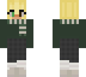 blonde slytherin girl winter