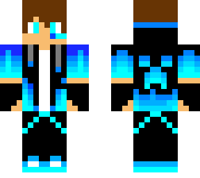 blue gamer boy